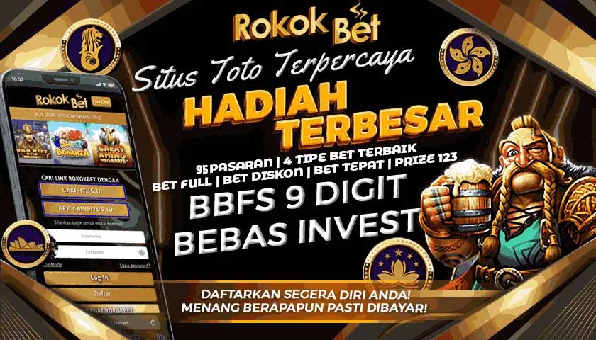 ROKOKBET > Situs Agen Togel dan Slot Online Terpercaya