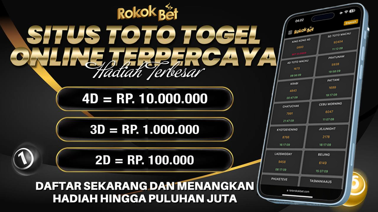 Situs ROKOKBET Bandar Togel Online Terpercaya 2024